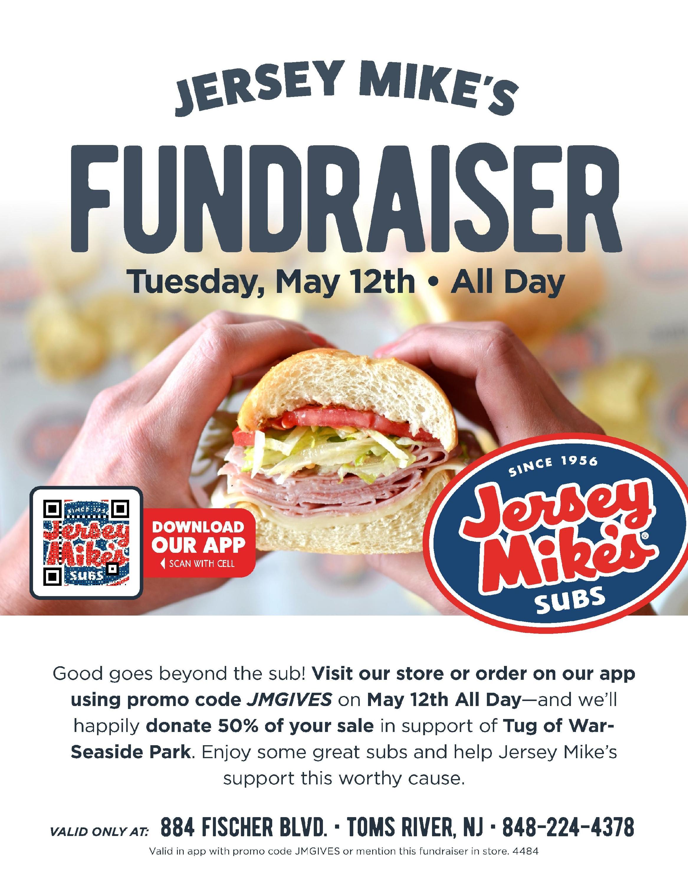 Jersey Mikes Fundraiser Social Media Photo